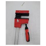 BESSEY 24 in Parallel Clamp Plastic Handle and 3 3/4 in Throat Depth, Model: KRE3524