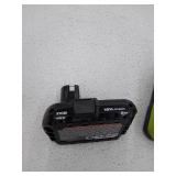 RYOBI ONE+ 18V Lithium-Ion 2.0 Ah Compact Battery and Charger Starter Kit, Model: PSK005