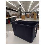 Hdx 39 Gal Storage Tote, 19.4in W x 31.6 in L x 17.1in H
