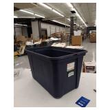Hdx 39 Gal Storage Tote, 19.4in W x 31.6 in L x 17.1in H