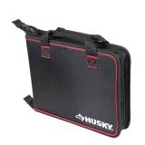Husky 15 Pro Tool Organizer Additional Features Zippered Black water-Resistant
