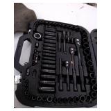 Husky 1/4 in., 3/8 in. and 1/2 in. Drive 100-Position Universal SAE and Metric Mechanics Tool Set (105 piece)