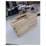 Crates And Pallet Large Wood Crate 18" X 12 1/2" X 9 1/2"Model: 67504