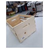 Crates And Pallet Large Wood Crate 18" X 12 1/2" X 9 1/2"Model: 67504