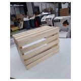 Crates And Pallet Large Wood Crate 18" X 12 1/2" X 9 1/2"Model: 67504