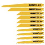 DewaltÂ® Reciprocating Saw Blade Kit 11 pc Carded Pack