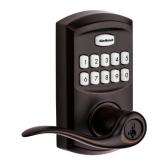 Kwikset 917 SmartCodeÂ® Electronic Residential Door Lever Venetian Bronze