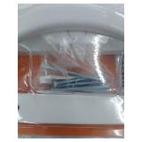 Sliding Patio Door Handle Set White Diecast, Mortise Style, Non-Keyed (Fits 3-15/16â Hole Spacing)