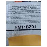 Gibraltar Mailboxes Franklin Medium, Steel, Post Mount Mailbox, Bronze w/Brass Finish, FM11BZ01