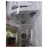 Kwikset 690 Tylo Keyed Entry Knob And Sgl Cyl Deadbolt Combo Pack In Polished Brass Model # 96900-253