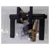 Kwikset Keyed Entry Lever Black