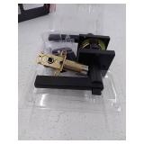 Kwikset Keyed Entry Lever Black