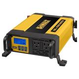 DEWALT 1000-Watt Portable Car Power Inverter with Triple USB Ports