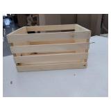 Crates And Pallet Large Wood Crate 67504 18" X 12 1/2" X 9 1/2"