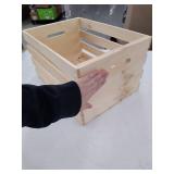 Crates And Pallet Large Wood Crate 67504 18" X 12 1/2" X 9 1/2"