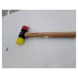 Husky 12 oz. Hickory 2-Sided Soft Face Mallet