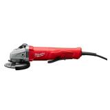Milwaukee 11 Amp Corded 4-1/2 in. Small Angle Grinder with Milwaukee bag