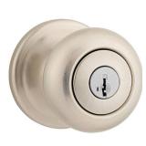 Kwikset Juno Keyed Entry Knob Featuring SmartKey Securityâ¢ In Satin Nickel Model # 97402-736