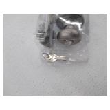 Kwikset Juno Keyed Entry Knob Featuring SmartKey Securityâ¢ In Satin Nickel Model # 97402-736