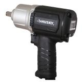Husky H4470 800 ft/lbs 1/2 Inch Lightwieght High-Low Pneumatic Impact Wrench (New Open Box)