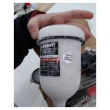 Husky Gravity Feed Composite HVLP Spray Gun Mini Kit Sprayer Painting Tool Touch