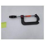 Husky 6" c-clamp quick adjust rubber adjustable handle