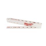 Milwaukee 78 in. L x 1-3/8 in. W Plastic Folding Rule SAE