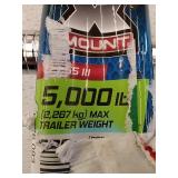 TowSmart Class 3 5000 lb. "X" Mount Security Kit with 2 in. Ball, 5/8 in. Locking Pin, 3-1/4 in. Drop x 2 in. Rise Ball Mount