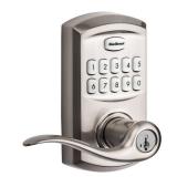 Kwikset 917 SmartCodeÂ® Electronic Residential Lever in Satin Nickel