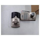 Kwikset 917 SmartCodeÂ® Electronic Residential Lever in Satin Nickel