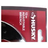 Husky 12 in. Adjustable Wrench