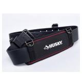 Husky 2-1/2 in. 5 in Padded Work Tool Belt in Black