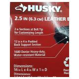 Husky 2-1/2 in. 5 in Padded Work Tool Belt in Black