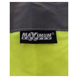 MAXIMUM SAFETY Unisex Large Hi-Vis Black Long-Sleeve Safety Shirt