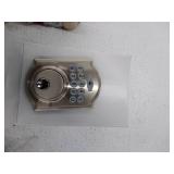 Defiant Castle Satin Nickel Electronic Keypad Deadbolt,Model: GA7X2D01AA