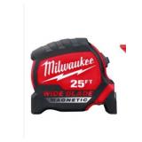 Set of 2 Milwaukee 25 ft. x 1.3 in. W Blade Magnetic Tape Measure,Model: 48-22-0225M