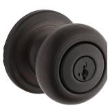 Kwikset Juno Keyed Entry Knob Venetian Bronze, Model: 97402-737
