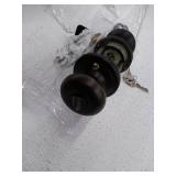 Kwikset Juno Keyed Entry Knob Venetian Bronze, Model: 97402-737