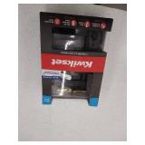 Kwikset Halifax Square Privacy Bed/bath Door Lever Sqt 514 - Matte Black, Model: 155hfl