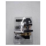 Kwikset Halifax Square Privacy Bed/bath Door Lever Sqt 514 - Matte Black, Model: 155hfl