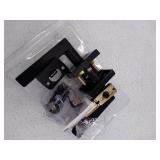 Kwikset Halifax Square Privacy Bed/bath Door Lever Sqt 514 - Matte Black, Model: 155hfl