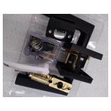 Kwikset Halifax Square Privacy Bed/bath Door Lever Sqt 514 - Matte Black, Model: 155hfl