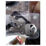 258 Uptown Round Keyed One Side Low Profile Deadbolt featuring SmartKey Securityâ¢ in Iron Black