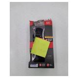 Kwikset Pismo Round Matte Black Exterior Entry Door Knob Featuring SmartKey Security with Microban Antimicrobial Technology