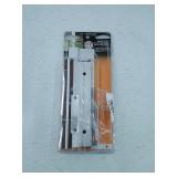 Diecast Mill Finish, Sliding Patio Door Surface Mount Handle with Hook Latch