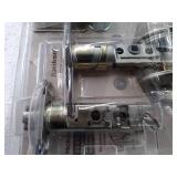 Kwikset 690 Balboa Keyed Door Lever and Sgl Cyl Deadbolt Combo Pack in Satin Nickel