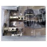 Kwikset 690 Balboa Keyed Door Lever and Sgl Cyl Deadbolt Combo Pack in Venetian Bronze