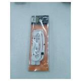 Prime-Line Diecast, White, Patio Door Handle, Offset Thumb Turn