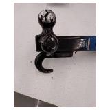 TowSmart Up to 10,000 lb. 1-7/8 in., 2 in, and 2-5/16 in. Ball Diameters Adjustable Trailer Tri-Ball Mount with Hook