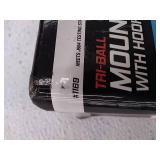 TowSmart Up to 10,000 lb. 1-7/8 in., 2 in, and 2-5/16 in. Ball Diameters Adjustable Trailer Tri-Ball Mount with Hook